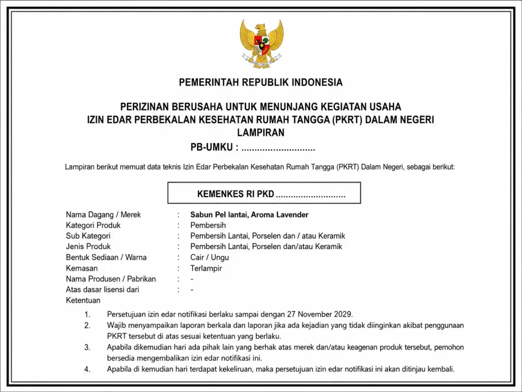 Jasa Pengurusan Izin Edar PKD Resmi