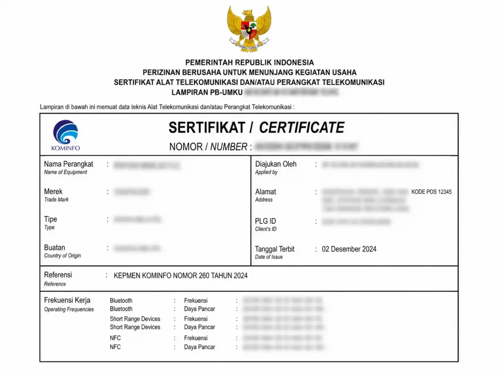 Jasa Sertifikasi Postel